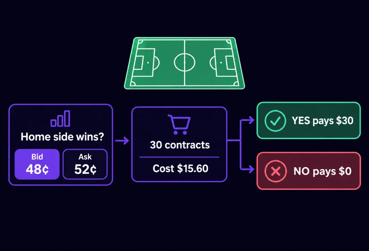AI-generated hero image for Sports Trading for Beginners: From Prices to Settlement